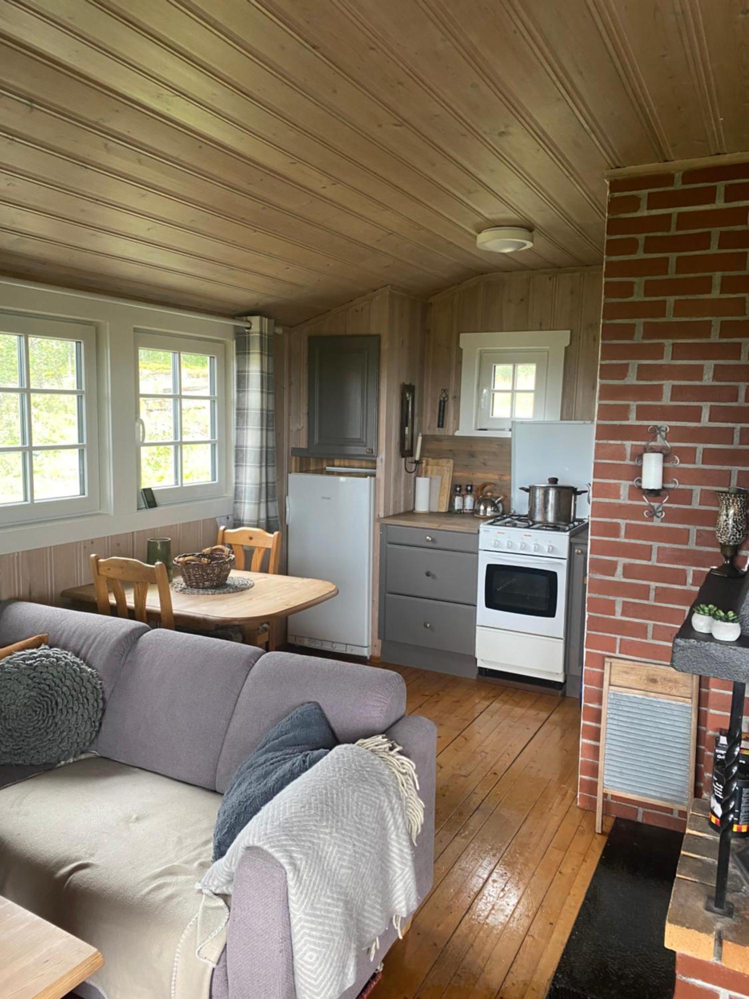 Cabin In The Mountain, Outstanding View & Solar Energy Vollen エクステリア 写真